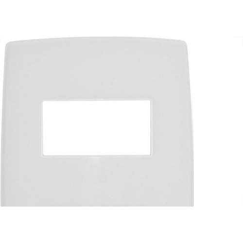 Placa Pial Plus+ Branca 4X2 - 2 Modulos Separados - 618506Bc