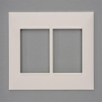 Placa Pial Plus+ Branca 4X4 - 3 Modulos + 3 Modulos Horizontais - 618516