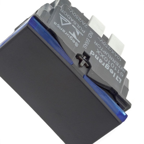 Modulo Pial Plus+ 1 Paralelo 10A. Borne Automatico Preto - 611011Pt