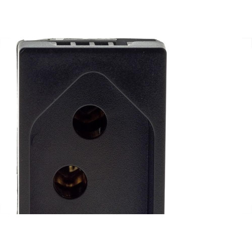 Modulo Pial Plus+ 1 Tomada 10A. Borne Automatico Preta - 615038Pt