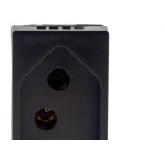 Modulo Pial Plus+ 1 Tomada 20A. Borne Automatico Preto - 615060Pt