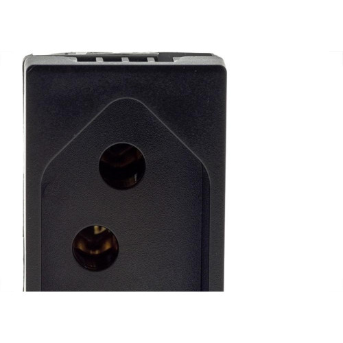 Modulo Pial Plus+ 1 Tomada 20A. Borne Automatico Preto - 615060Pt