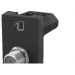 Modulo Pial Plus+ 1 Tomada Coaxial Preto - 615030Pt