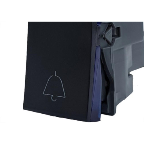 Modulo Pial Plus+ 1 Campainha Borne Automatico Preto 611012P