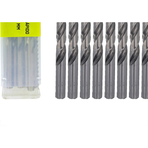 Broca Aco Rapido Thompson 7,0Mm-9/32'' - 1332 - Kit C/10 Pecas