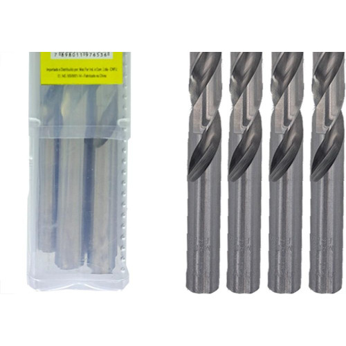 Broca Aco Rapido Thompson 11,5Mm-7/16'' - 1341 - Kit C/5 Pecas