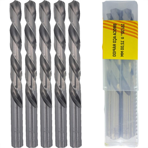 Broca Aco Rapido Thompson 12,0Mm-15/32'' - 1342 - Kit C/5 Pecas