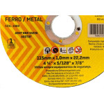 Disco Corte Ferro Thompson 4.1/2''X5/128''X7/8'' - Fino 1,0Mm - 1660 - Kit C/10 Pecas