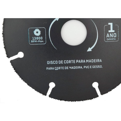 Disco Para Madeira Tungstenio Thompson 110Mm - 1748