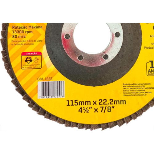 Disco Flap Thompson 4.1/2'' - Grao 36 - 1665