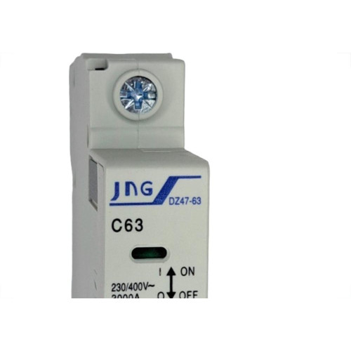Disjuntor Jng ''Din'' Unipolar 12081 - 63A. C