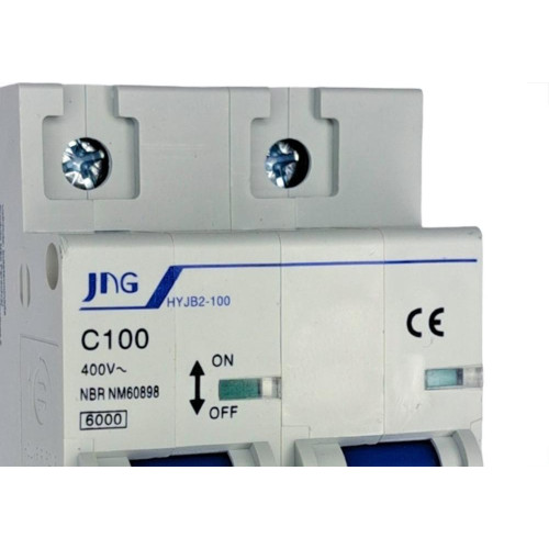 Disjuntor Jng ''Din'' Bipolar 12097 - 100A. C