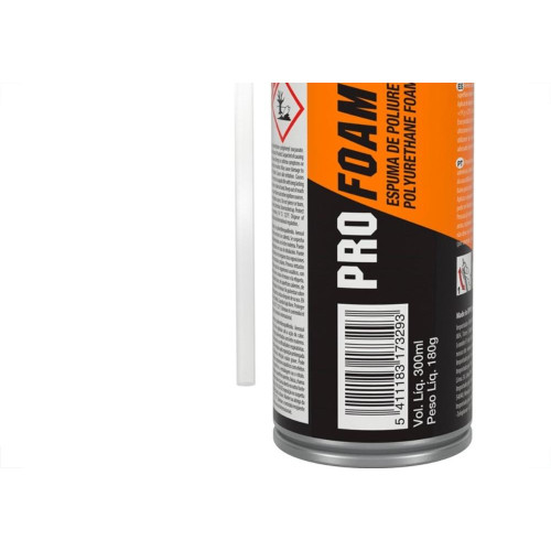 Espuma Poliuretano Soudal Pro Foam 180 - 300Ml/180G.