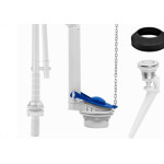 Mecanismo Para Caixa Acoplada Astra Convencional Kit Completo Acionamento Simples Botao Branco - Mu/Sp*Branco