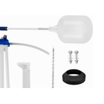 Mecanismo Para Caixa Acoplada Astra Convencional Kit Completo Acionamento Simples Botao Branco - Mu/Sp*Branco