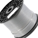 Cabo Aco Galvanizado Sao Raphael 2,4Mm 3/32''(6X7) - 250M