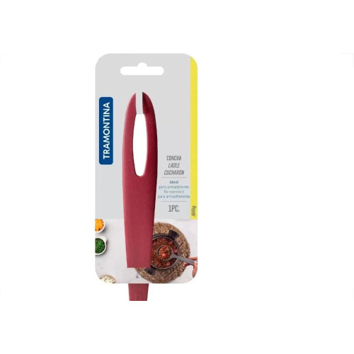 Concha Pequena Para Panqueca/Molho Tramontina Ability Nylon Vermelha