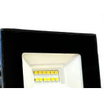 Refletor De Led Opalux 10W. 6500K. 800Lm Ip66 Preto Bivolt - 6013