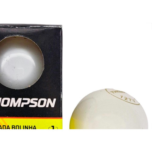 Lampada Bolinha Thompson 7Wx127V Leitosa - Kit C/10 Pecas