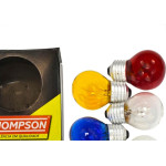 Lampada Bolinha Thompson 7Wx127V Sortida - Kit C/10 Pecas