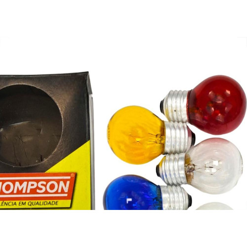 Lampada Bolinha Thompson 7Wx127V Sortida - Kit C/10 Pecas