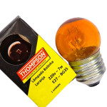 Lampada Bolinha Thompson 7Wx220V Laranja - Kit C/10 Pecas