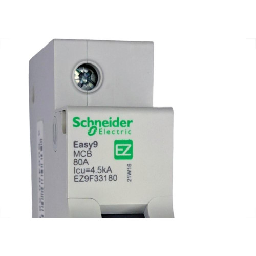 Disjuntor Schneider ''Din'' Unipolar 80A. C