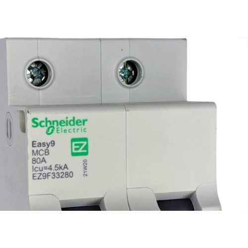 Disjuntor Schneider ''Din'' Bipolar 80A. C