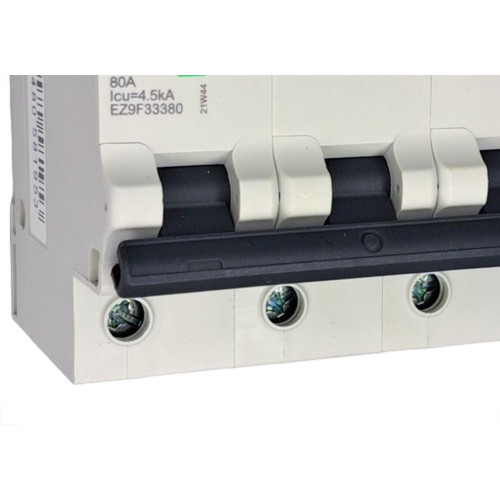 Disjuntor Schneider ''Din'' Tripolar 80A. C
