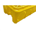 Caixinha De Luz Pvc Tramontina Amarela 4X2 - (Encaixe 1/2''-3/4''-1'') - Kit C/25 Pecas