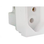 Modulo Steck Linha Stella 1 Tomada 10A. Branco 868060