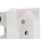 Modulo Steck Linha Stella 1 Tomada 10A. Branco 868060