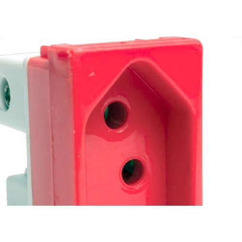 Modulo Steck Linha Stella 1 Tomada 20A. Vermelha - 8061Vm