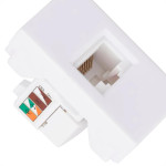 Modulo Steck Linha Stella Tomada Rj45 - Branco 868095