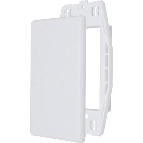 Placa Steck Linha Stella Branca 4X2 - Cega Com Suporte 869070