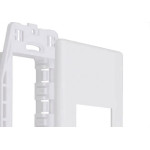 Placa Steck Linha Stella Branca 4X2 - 1 Modulo Horizontal Com Suporte 69270