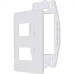 Placa Steck Linha Stella Branca 4X2 - 2 Modulos Separados Horizontais Com Suporte 869370