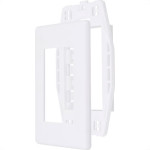 Placa Steck Linha Stella Branca 4X2 - 3 Modulos Horizontais Com Suporte 69570