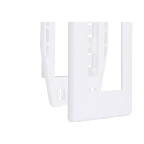 Placa Steck Linha Stella Branca 4X2 - 3 Modulos Horizontais Com Suporte 69570