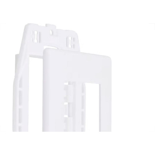 Placa Steck Linha Stella Branca 4X2 - 3 Modulos Horizontais Com Suporte 69570