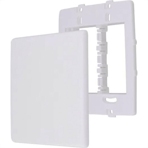 Placa Steck Linha Stella Branca 4X4 - Cega Com Suporte 869672