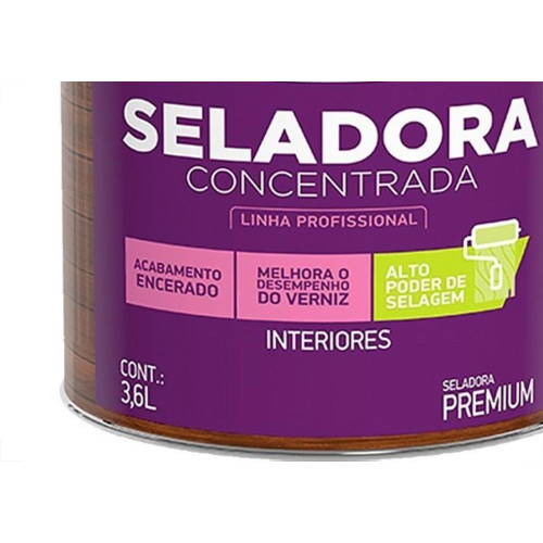 Seladora Concentrada Para Madeira Iquine 3,6L