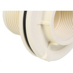 Adaptador Roscavel Branco Com Flange Krona 25Mm X 3/4'' - Kit C/10 Pecas