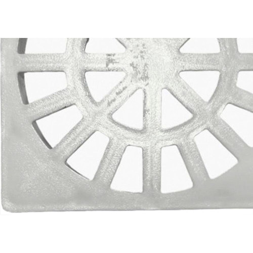Grelha Plastica Quadrada Branca Krona 10X10Cm - Nr50