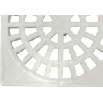 Grelha Plastica Quadrada Branca Krona 15X15Cm - Nr52