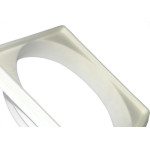 Porta Grelha Pvc Krona Quadrada 10X10 Branca Nr58