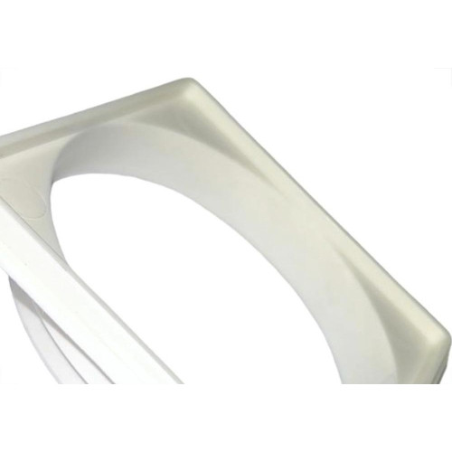 Porta Grelha Pvc Krona Quadrada 10X10 Branca Nr58