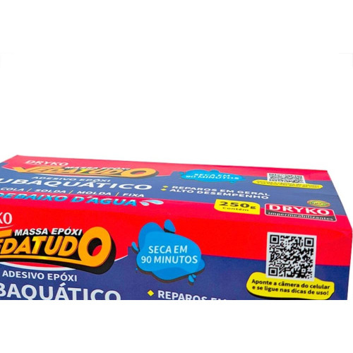 Massa Epoxi Dryko Veda Tudo 250G