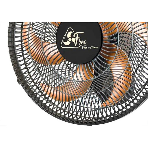 Ventilador Parede Venti-Delta Free 40Cm. Preto Bivolt