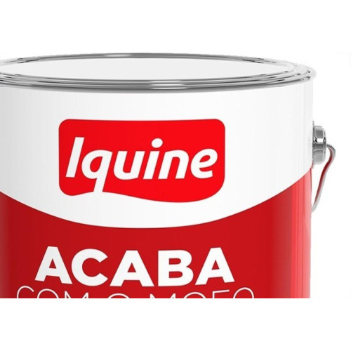 Tinta Acrilica Iquine Acaba Mofo Branco Neve 3,6L